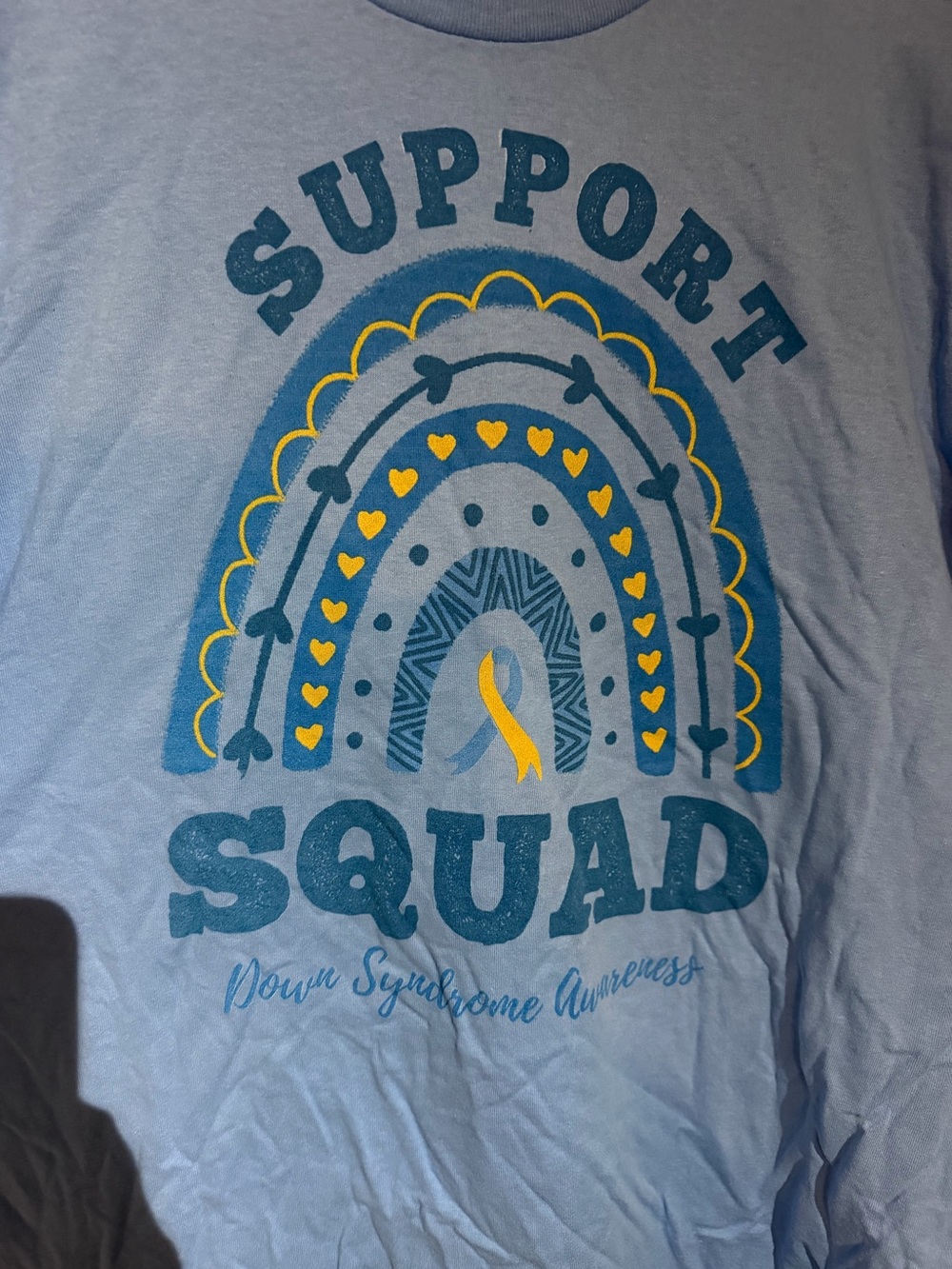 Gildan 2XL Down Syndrome Awareness Support Squad T-Shirt